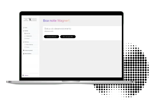 Painel Wa Site Manager - Gerenciador de Metricas da Agência de criação de sites Wa Web Design | Valorização de Empresas