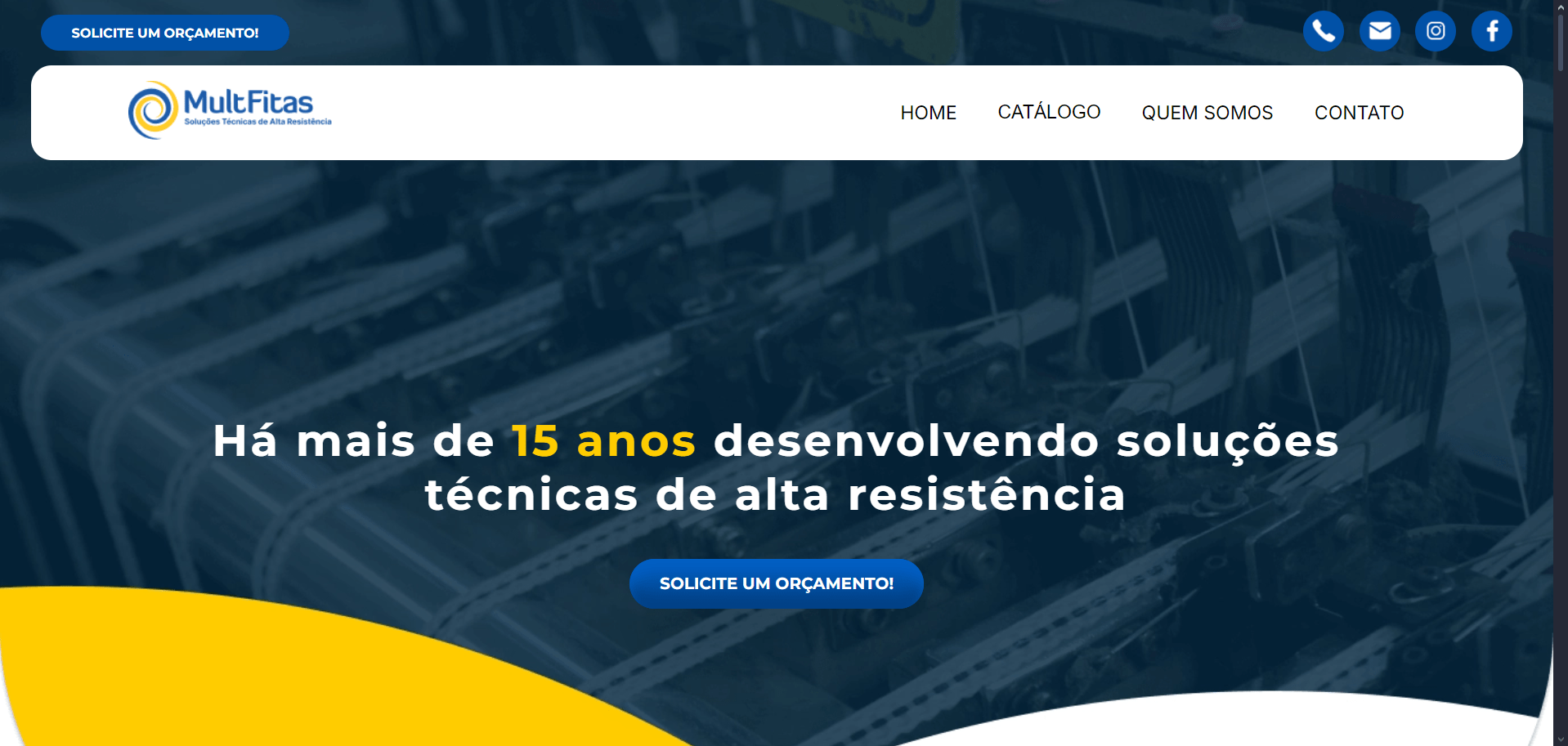 Multfitas Imagem de portifolio da Agência de criação de sites Wa Web Design | Valorização de Empresas